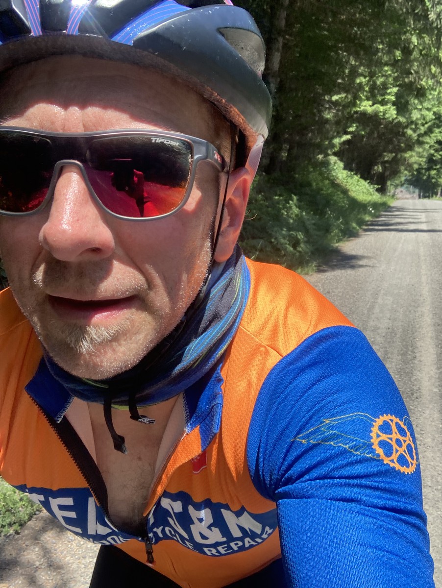 Selfie taken on Otto Miller Road Selfie taken on Otto Miller Road